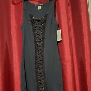 Girls Gone Biker XL Black lace front Cami